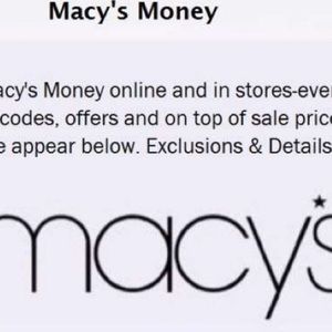 Macy’s cupón